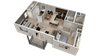 B 2 bedroom 2 bath